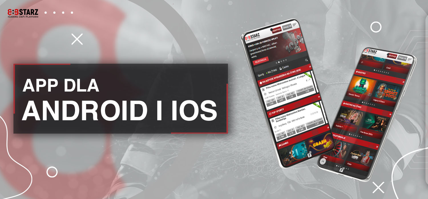 Aplikacja 888starz dla android i ios