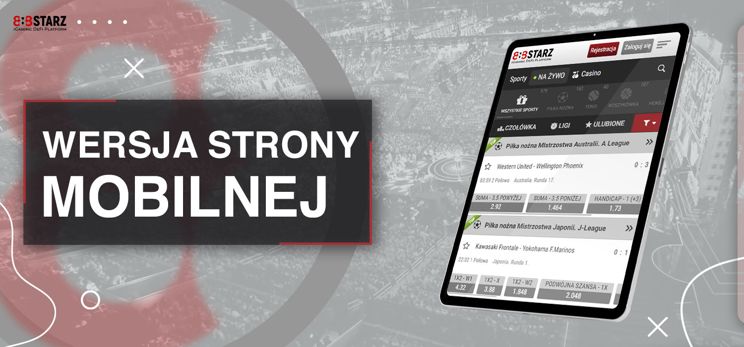 Wersja strony mobilnej 888starz